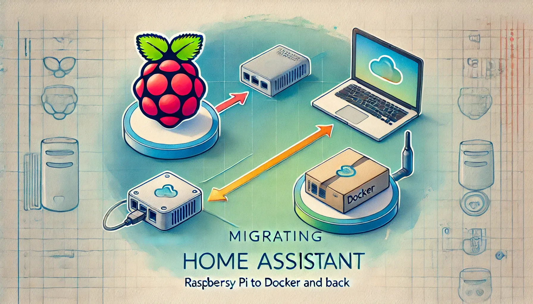 Guide for moving Home Assistant setup between Raspberry Pi and Docker